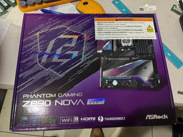 ASRock Z890 Nova WiFi LGA 1851 Intel Z890 ATX Motherboard