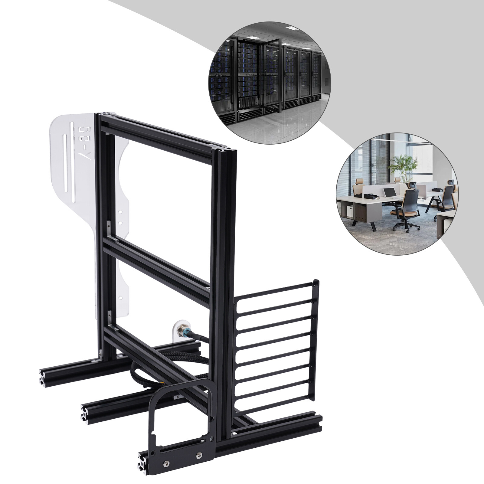 PC Frame Vertical Test Bench Open Air Case Chassic Motherboard Frame Holder DIY