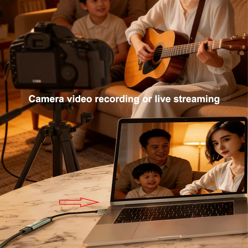 USB 3.0 HDMI Video Capture Card Type C Game Grabber for Live Streaming Recording