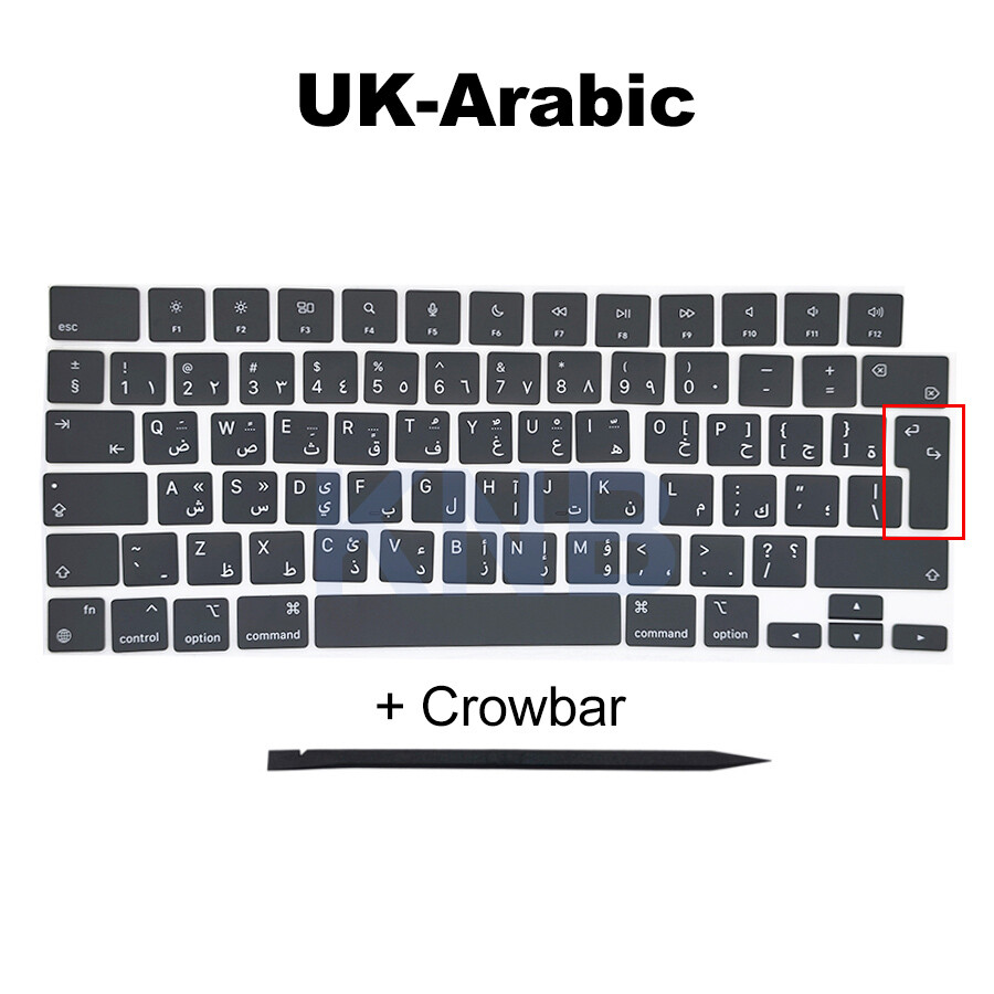 A2442 A2485 Keycaps Keys Arabic For Macbook Pro M1 Pro Max 14″ 16″ Keycap 2021