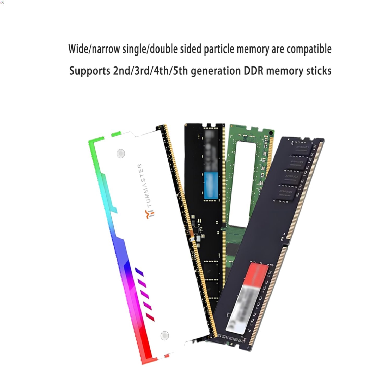 5V 3PIN RAM Heatsink Memory Cooler for DIY PC Game MOD Compatible with ASUS A…