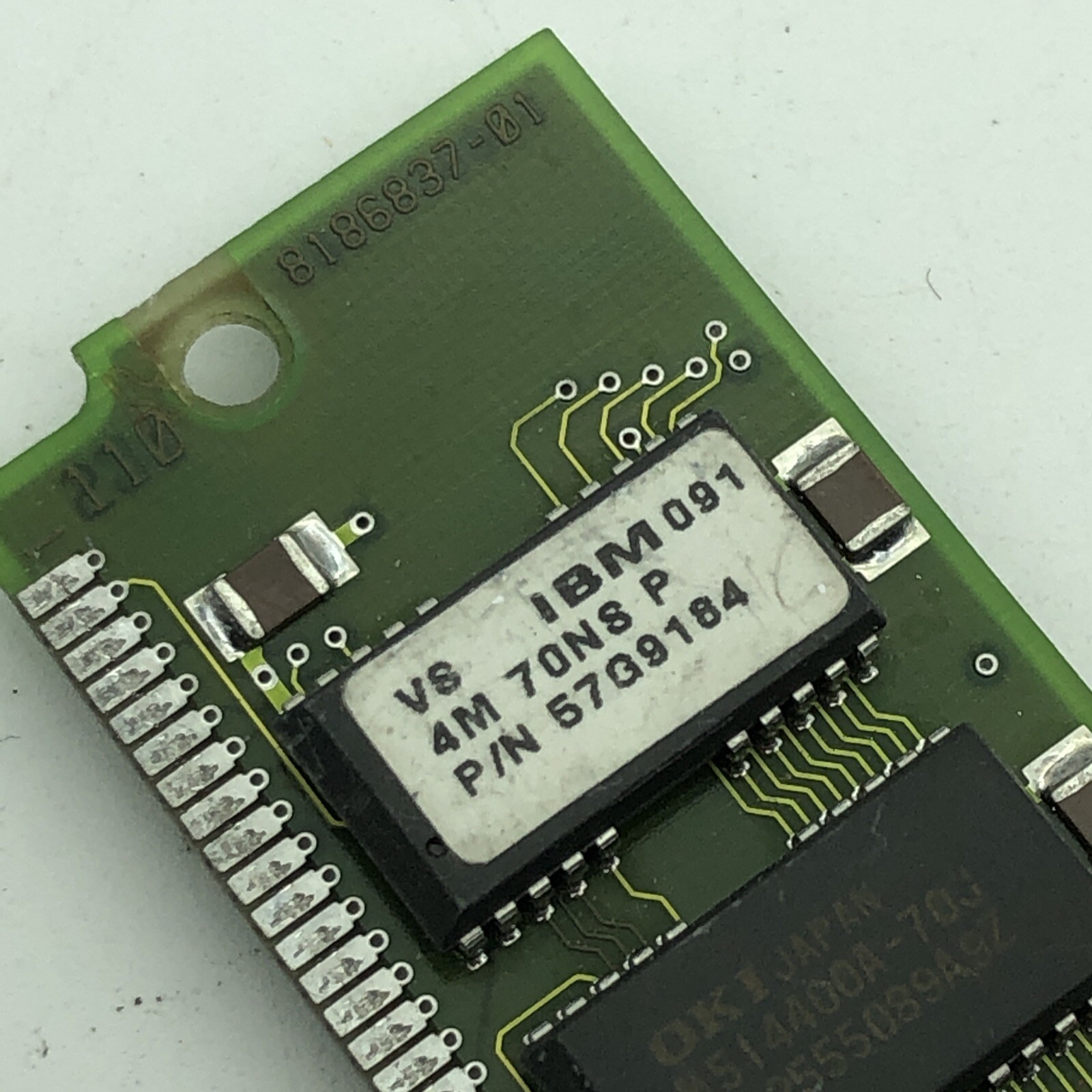 IBM 4MB, 1Mx36 RAM Module Fru# 57G9184 / 33G0206 70ns SIMM Parity Memory 72-pin