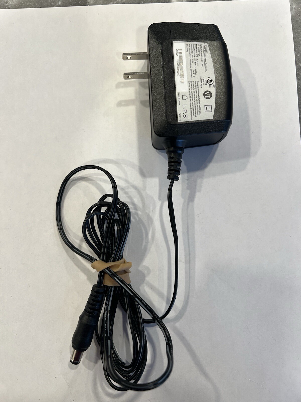 Asian Power AC Adapter WB-18D12FU 12V 1.5A Black