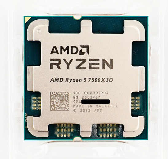 AMD Ryzen 5 7500X3D 6-Core 12-Thread 4.0-4.5GHz Socket AM5 96MB L3 Cache CPU