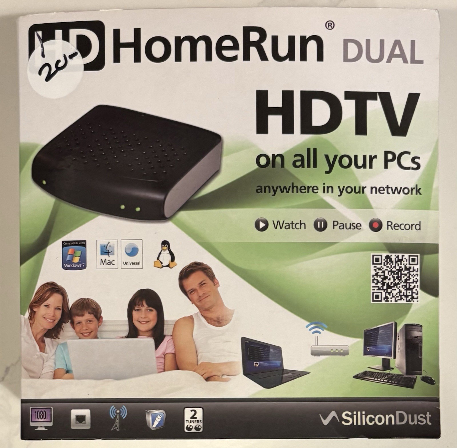 SiliconDust HD HomeRun Dual ATSC Tuner HDHR3-US Tested