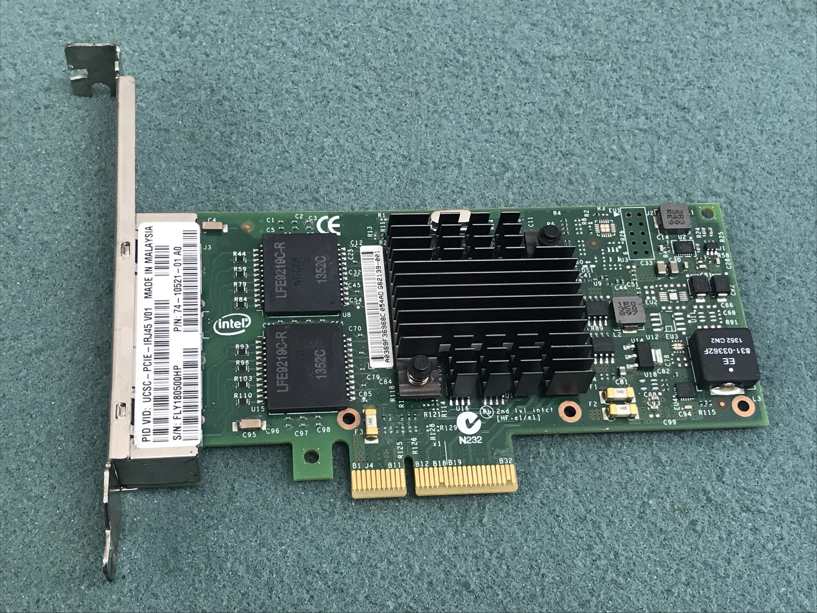 Intel UCSC-PCIE-IRJ45 1 Gbps X4 RJ-45 Ethernet Network Adapter – NET10A