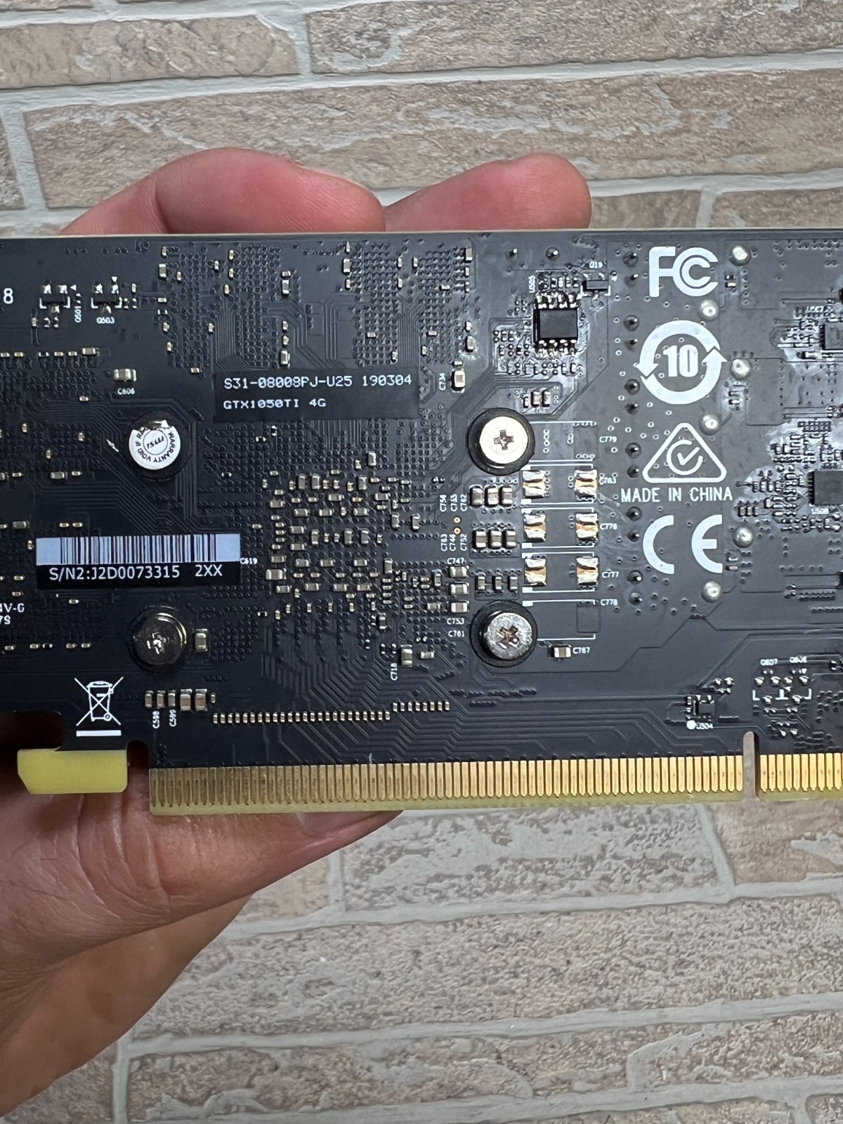 MSI GeForce GTX 1050 Ti 4GT LP GDDR5 Graphics Card Low Profile