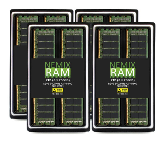 2TB (8X256GB) DDR5 5600MHz PC5-44800 RDIMM 8Rx4