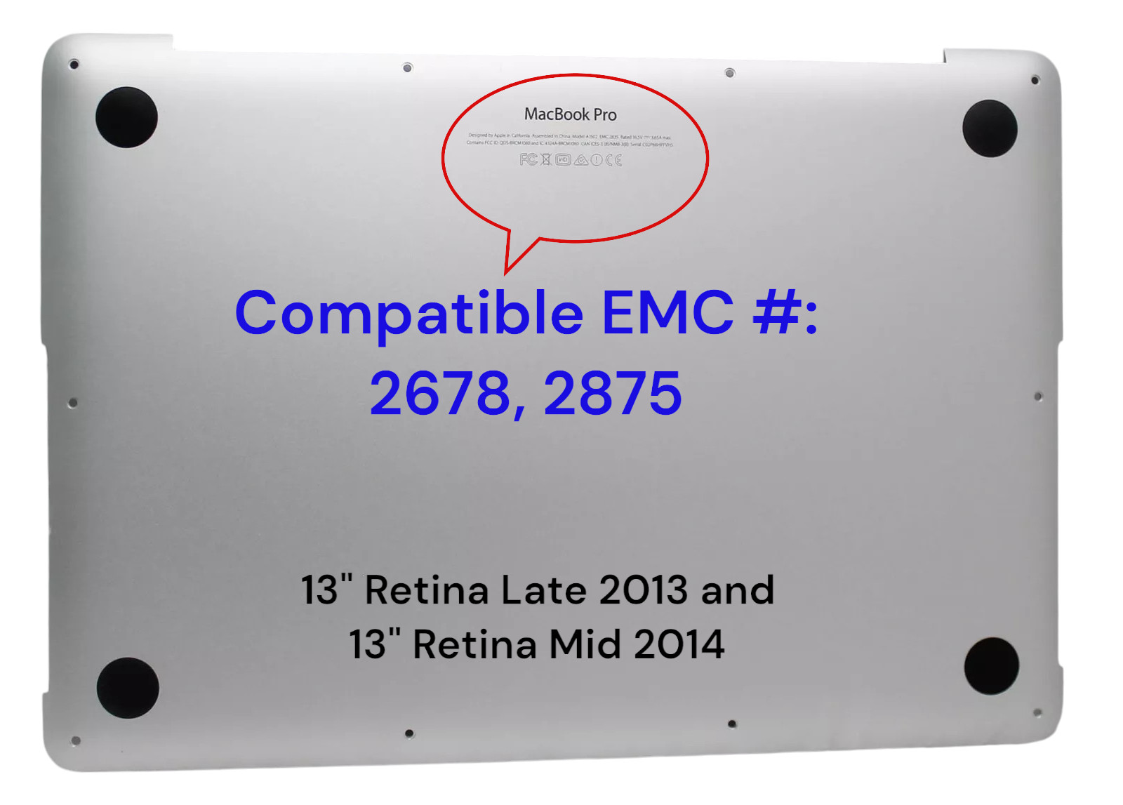 Genuine 13″ Lcd Screen Assembly for Macbook Pro A1502 Late 2013 2014 – Grade B