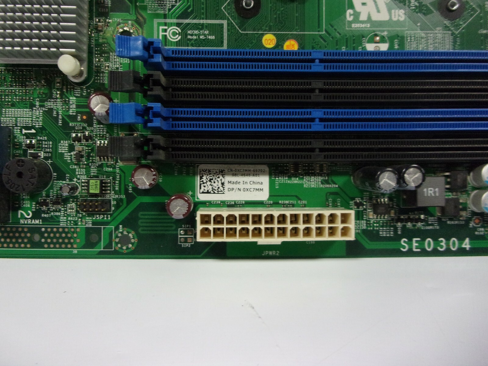 DELL Precision Motherboard XC7MM 0XC7MM WI/O SHIELD