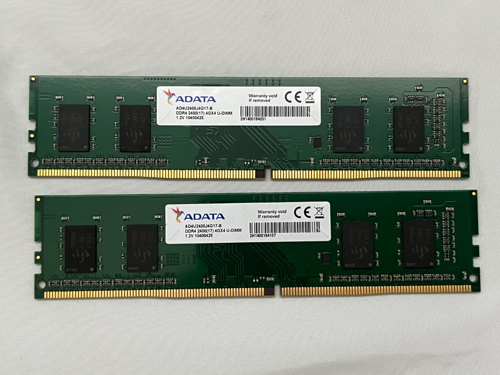 ADATA 8GB (2x4GB) 2400MHz DDR4 RAM – (AD4U2400J4G17-B)