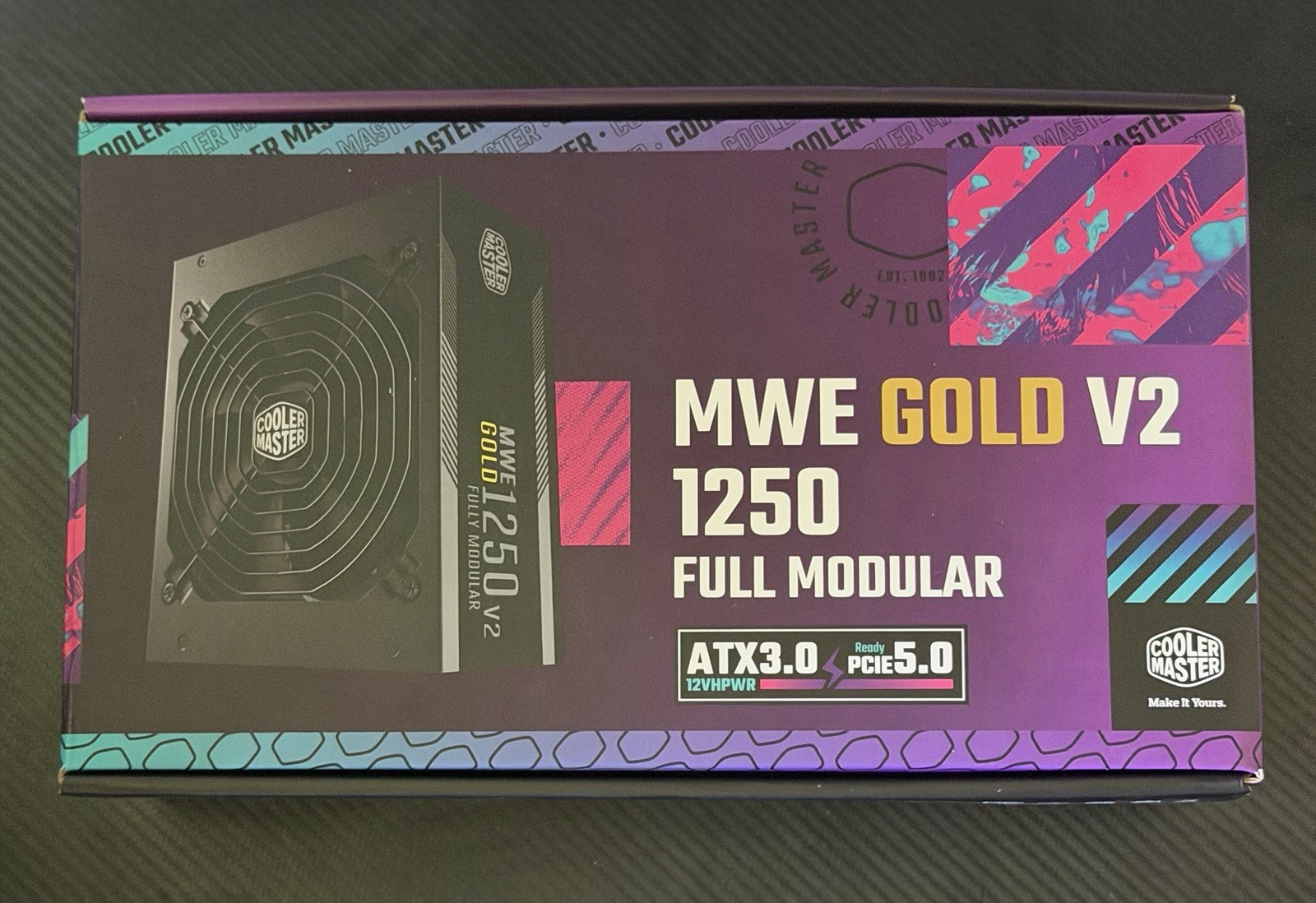 Cooler Master MWE 1250W 80+ Gold Power Supply – MINT