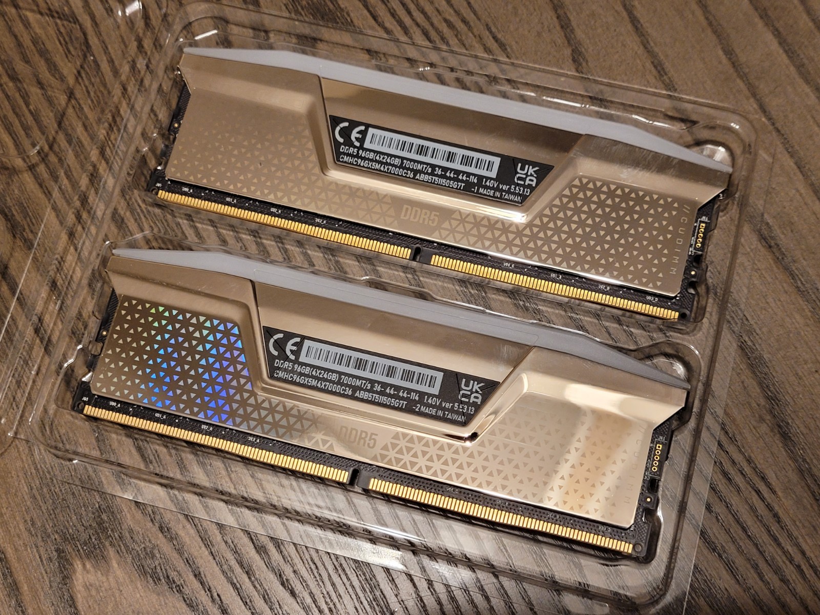 Corsair Vengeance DDR5 RAM – CUDIMM 48gb (2x24gb) – 7000MHZ CL36