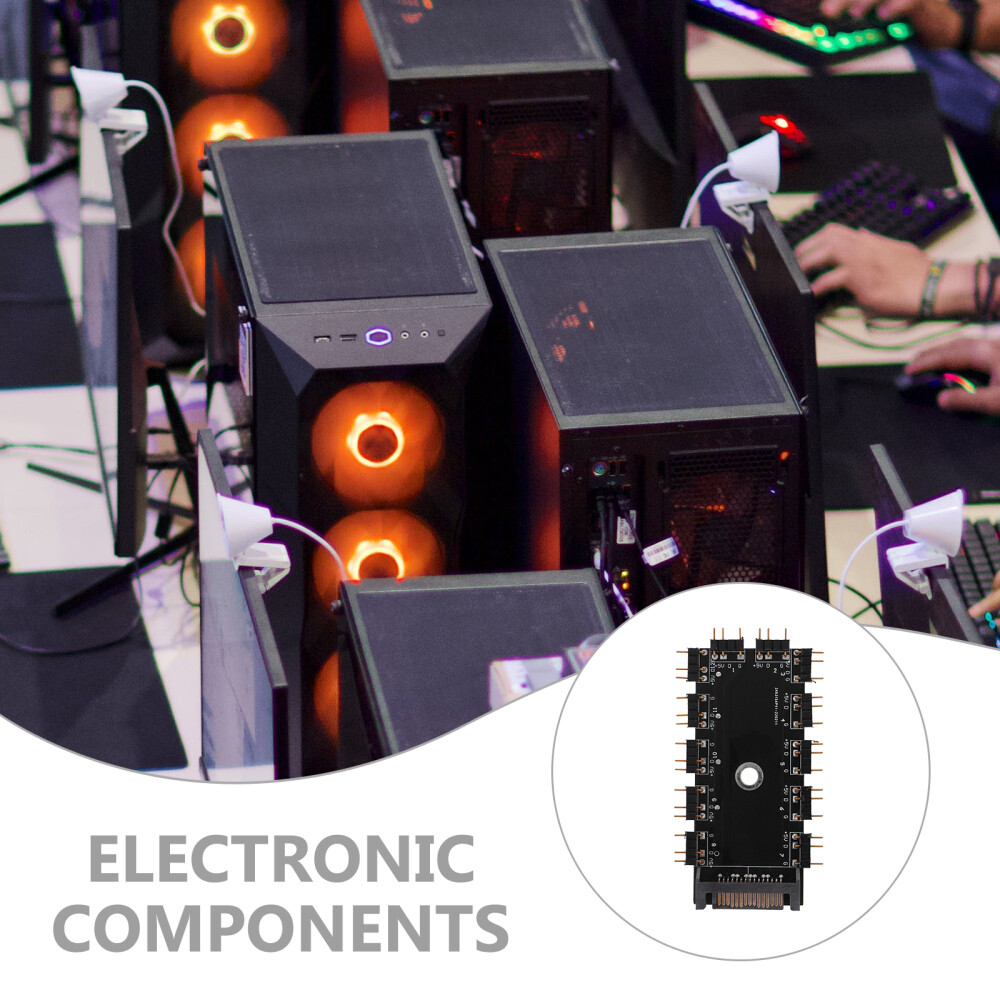 Electronic Rgb Hub Professional Argb Multi-use Fan Controller