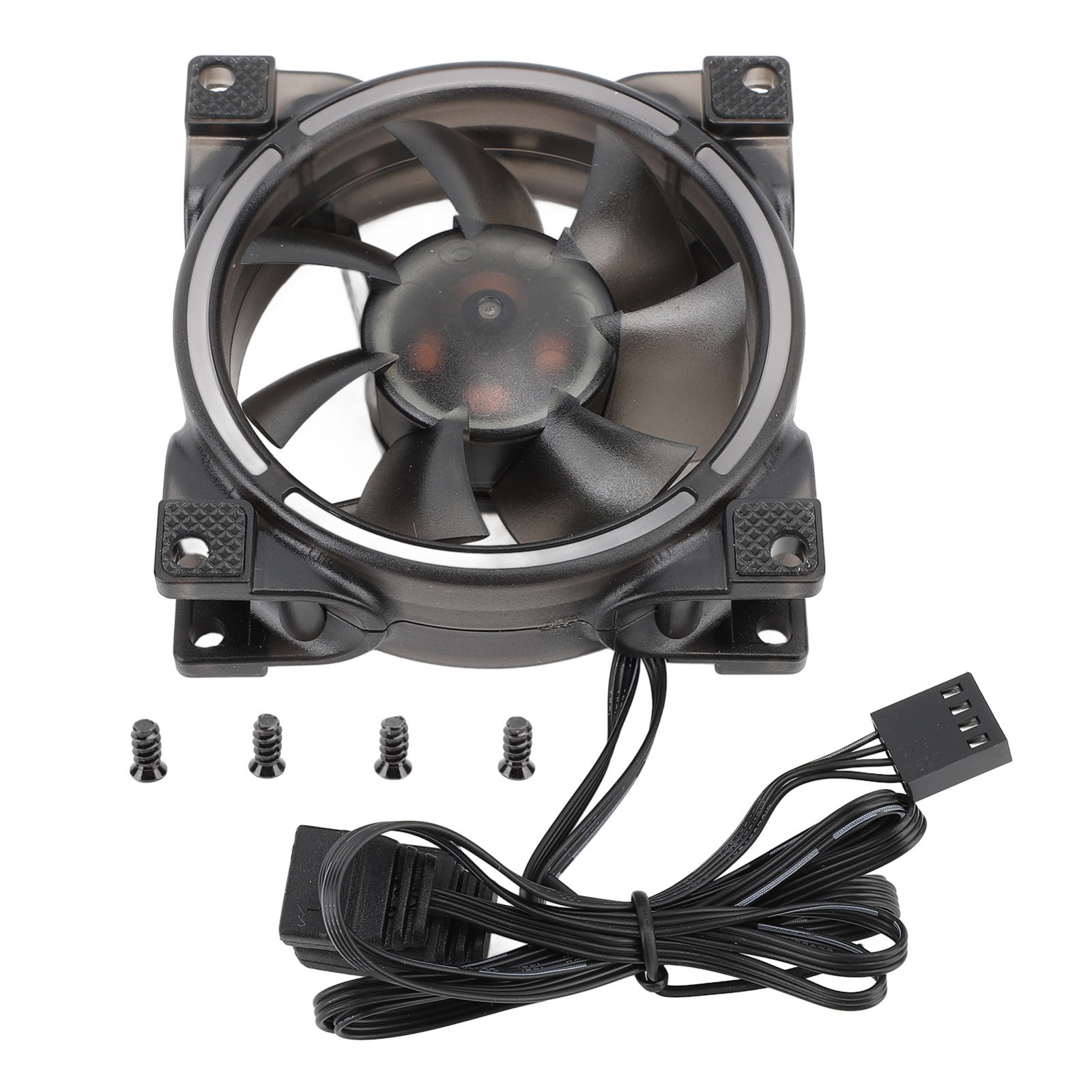 80mm 5V ARGB PWM Case Fan, MFDB Hydraulic Bearing 800-2500RPM 7 Blades