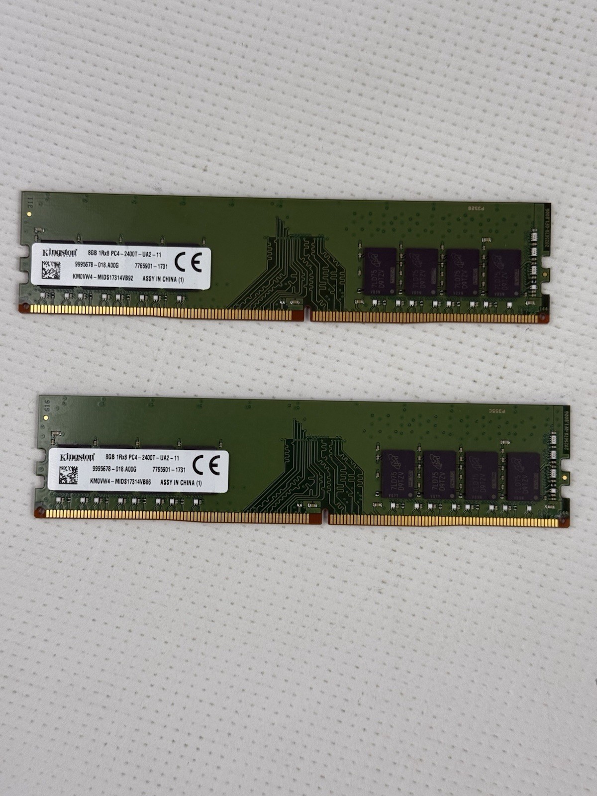 Kingston 16G DDR4 2400MHz PC4-19200 288Pin UDIMM Desktop RAM Tested (KM0VW4-MID)