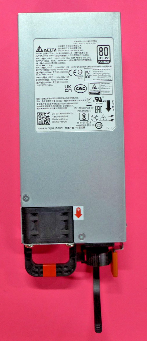 Genuine Dell DPS-1600AB-34C Switching Power Supply 1600W 54V 71PDN