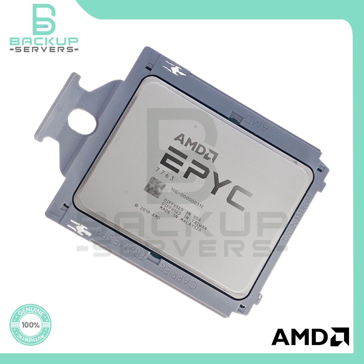 AMD EPYC 7763 64-Core 2.45GHz SP3 256MB 280W Processor *UNLOCKED* 100-000000312