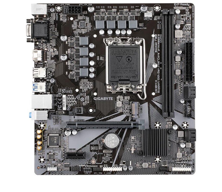 For Gigabyte H610M H DDR5 Motherboard LGA1700 Micro ATX Intel H610 Test Work