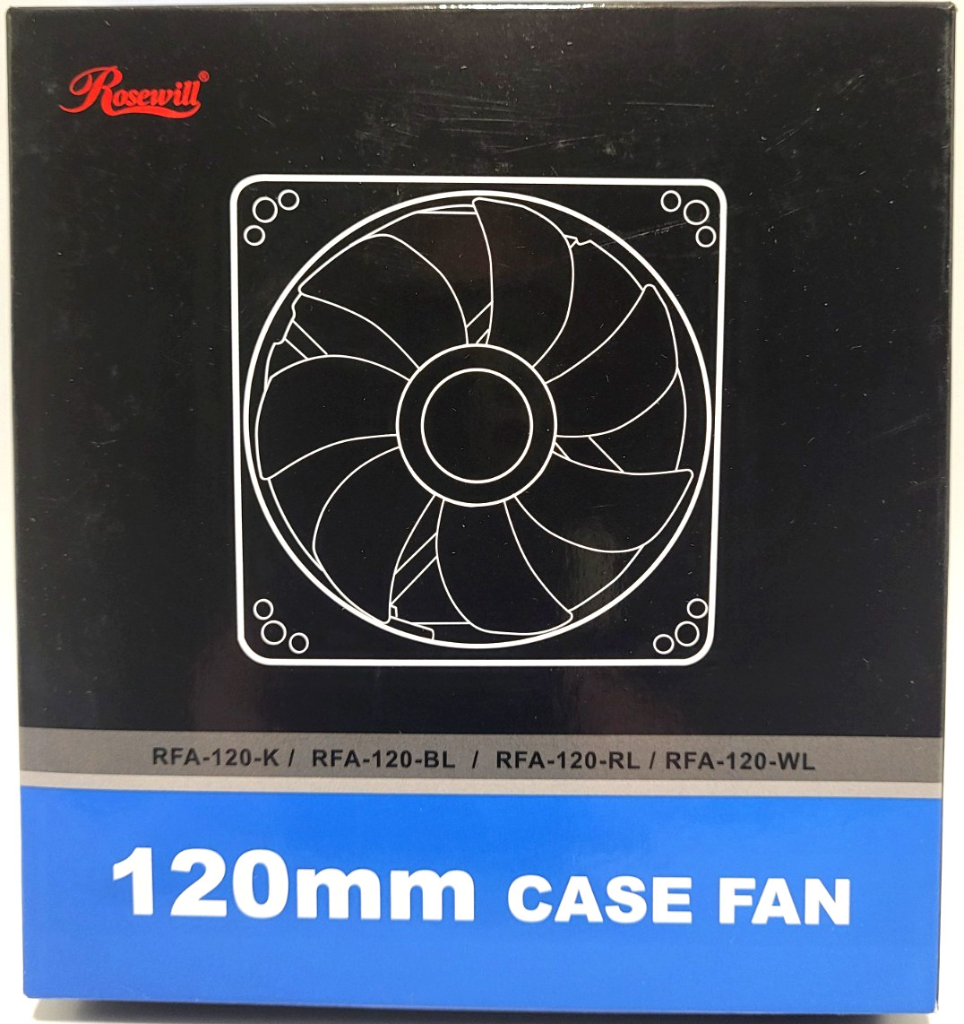 Rosewill RFA-120-K 120mm 12V Case Fan (Black, Red, Blue) *NEW*