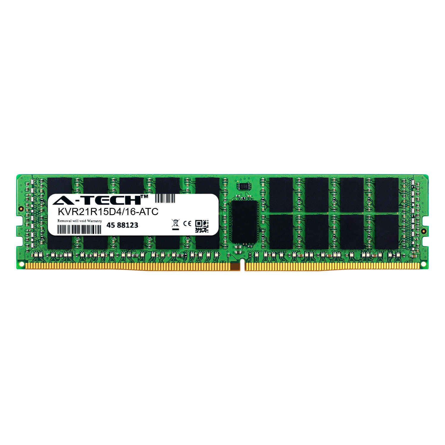 16GB DDR4 PC4-17000R RDIMM (Kingston KVR21R15D4/16 Equivalent) Server Memory RAM