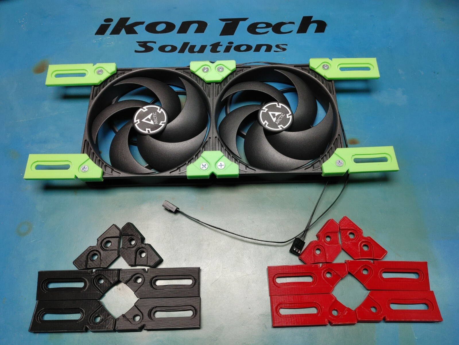 Universal 120 140 mm Mining Rig Fan Brackets Supports Holders Clips GPU Exhaust