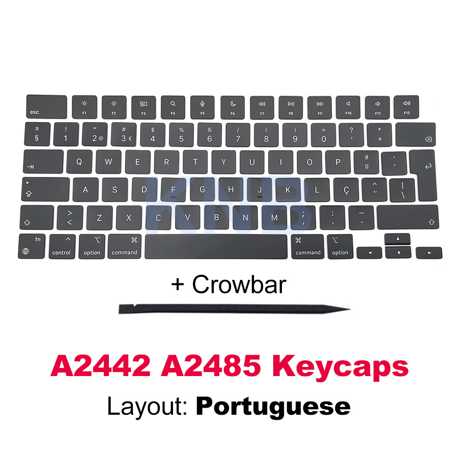 New Portuguese Key For Macbook Pro Retina A2442 A2485 M1 Pro Max 14″ 16″ 2021