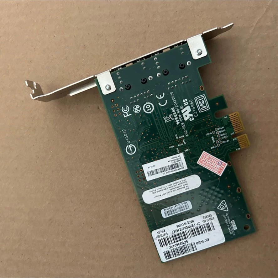 HPE Ethernet 1Gb 2-Port 332T PCIe x1 Adapter Broadcom BCM5720 615730-001