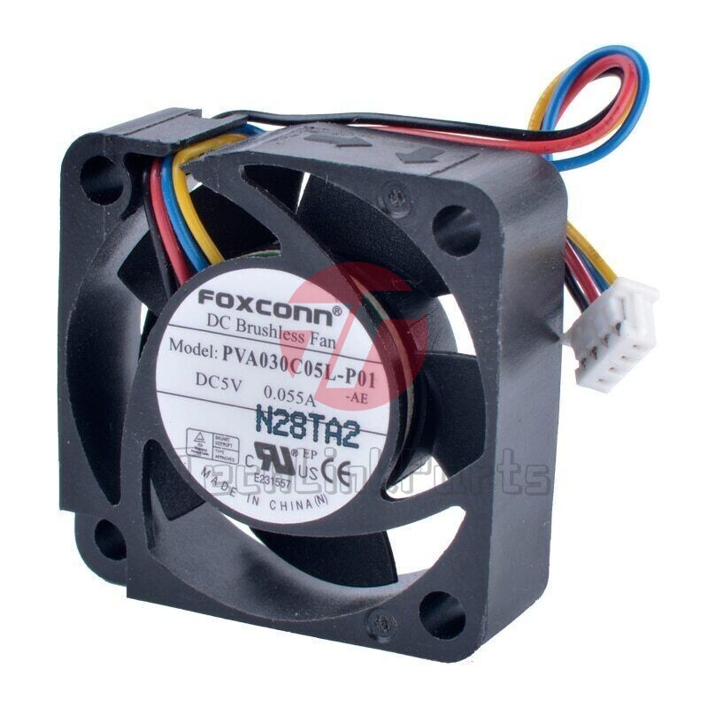 Foxconn PVA030C05L-P01 3010 5V 3cm 4-wire temperature control fan