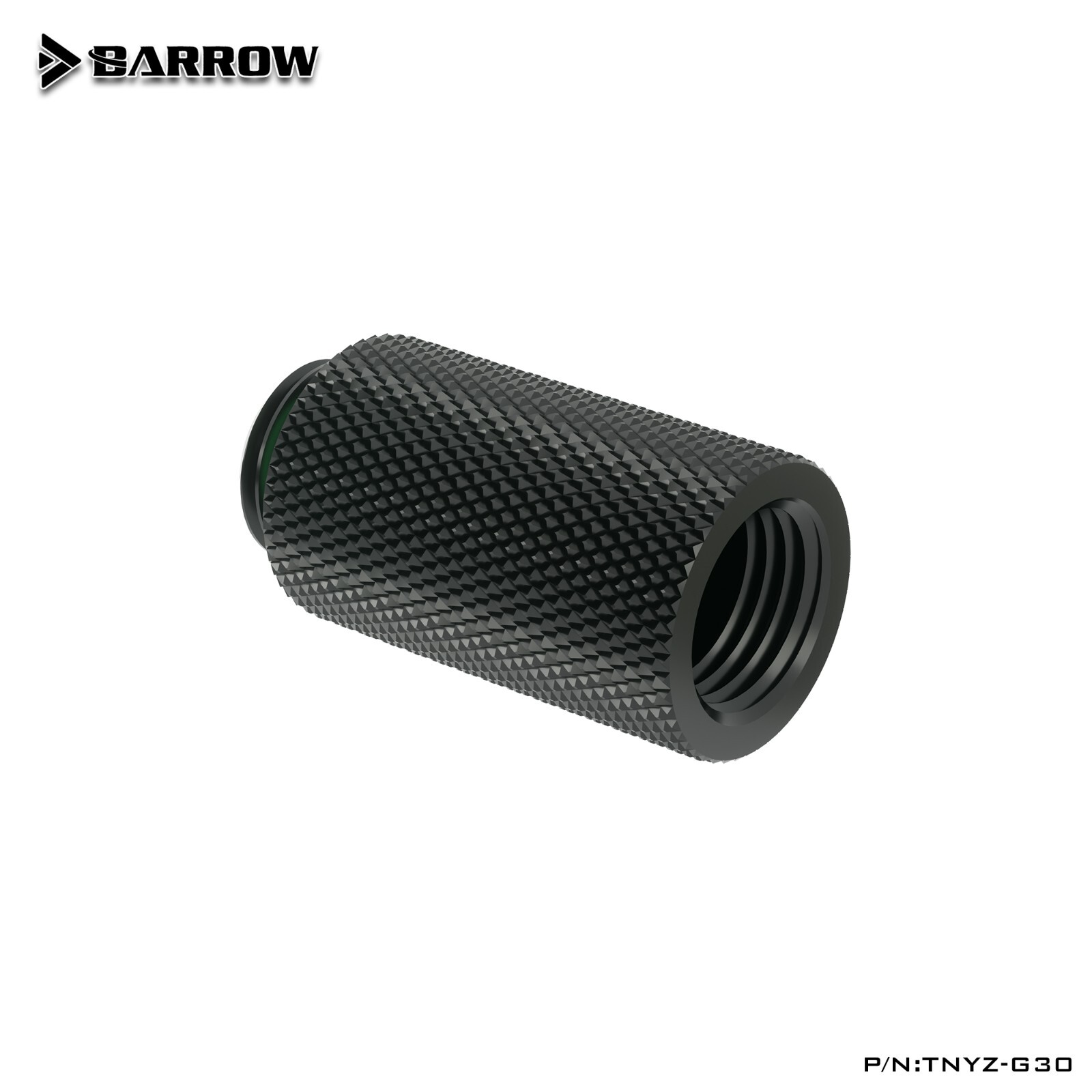 Barrow 30 mm G1/4″ Male to Female 30mm Extend Extender Fitting TNYZ-G30 Black