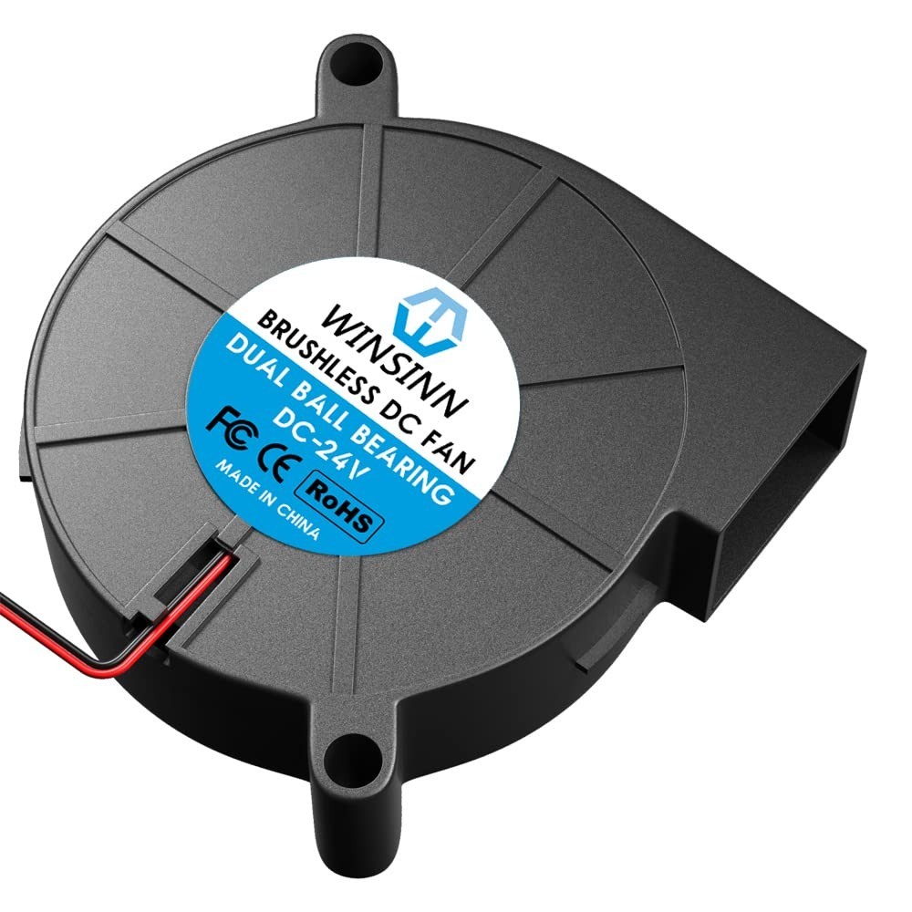 High-Performance 5015 Blower Fan 24V for Quiet Cooling – Dual Ball Bearing