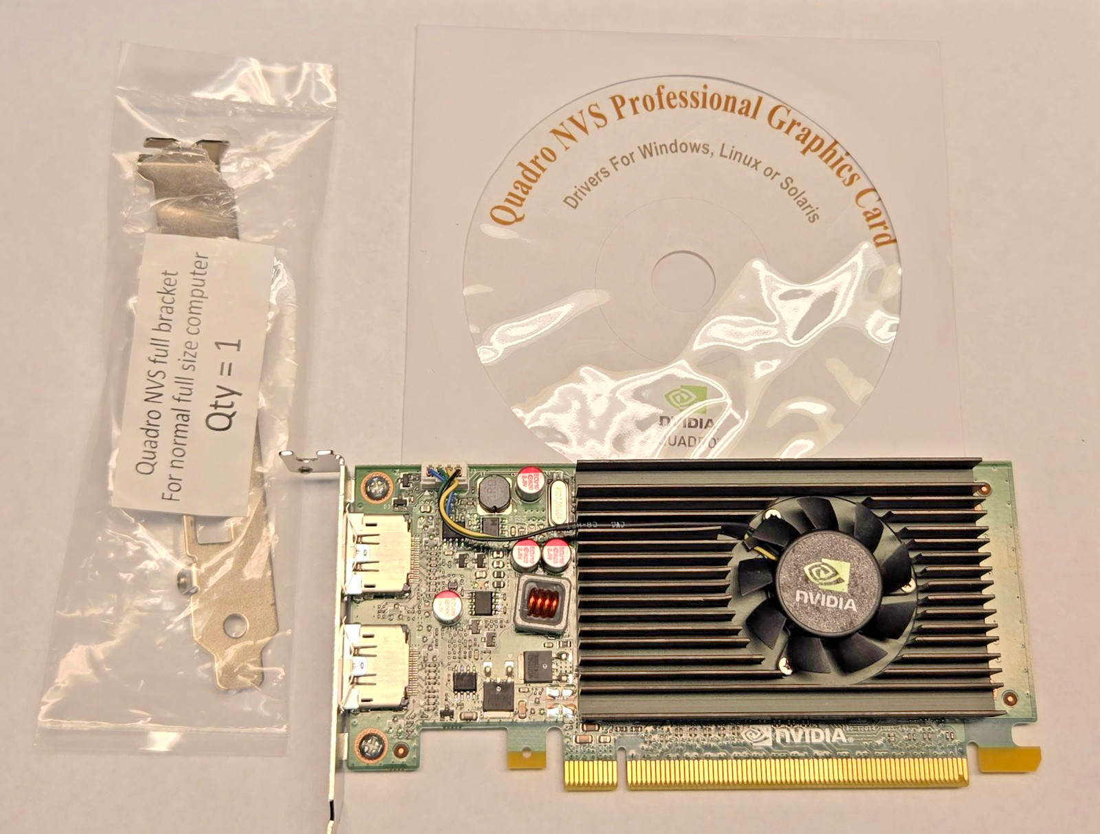 Used NVIDIA NVS 310 VCNVS310DP-1GB-PB Video Graphics Card