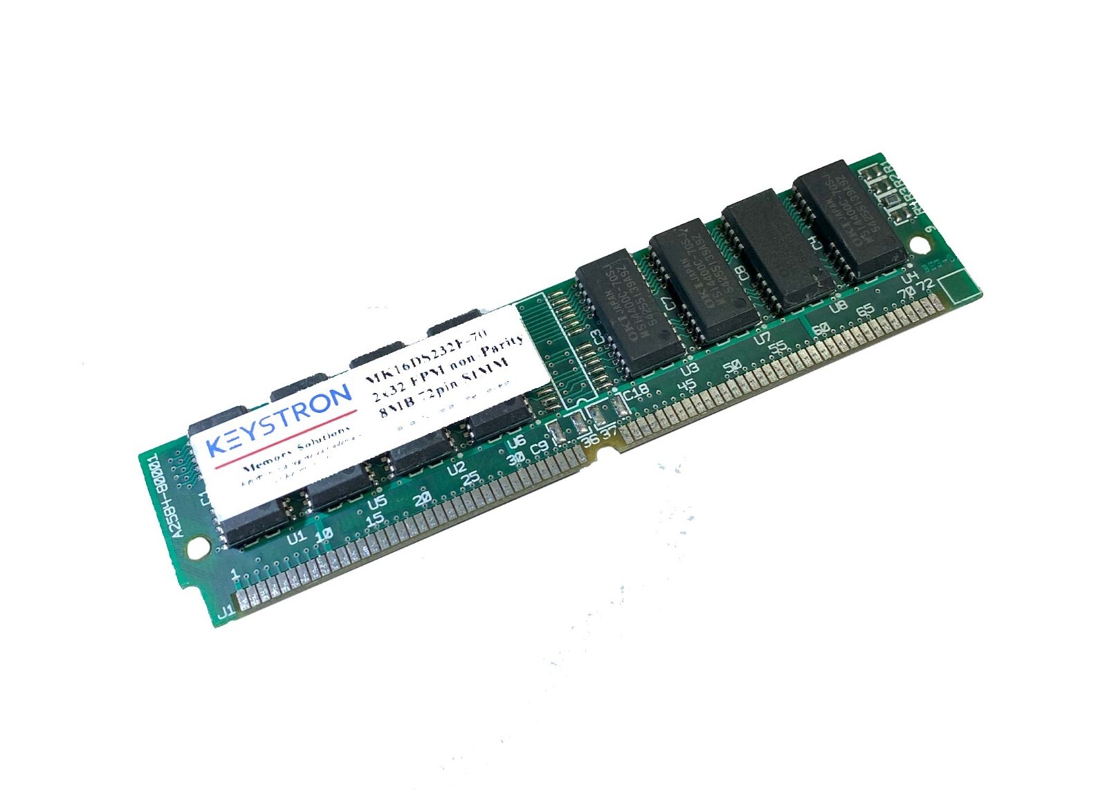 8MB FPM MEMORY NON-PARITY 70NS SIMM 72-PIN 5V 2X32