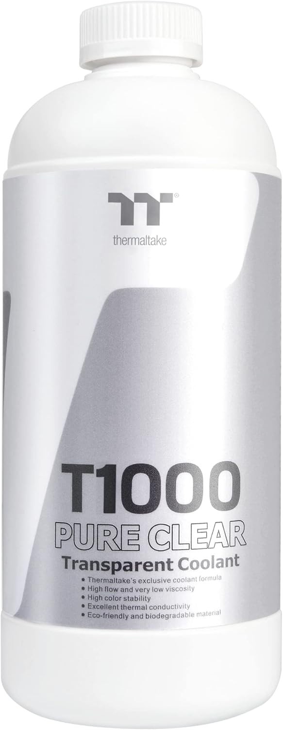 Thermaltake T1000 Coolant- Pure Clear Transparent coolant For PC Water 33 oz