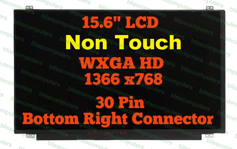 15.6″ 30 Pin Bottom Right eDP NT156WHM-N32 Glossy LED LCD REPLACEMENT Screen