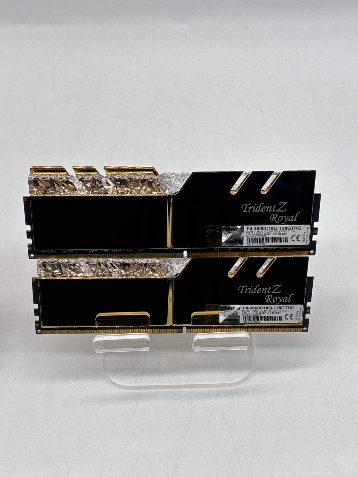 G.SKILL Trident Z Royal 128GB (4x32GB) DDR4 3600MHz Desktop Memory – Used