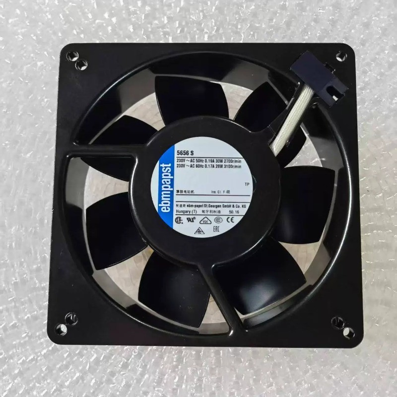 1PCS New Ebmpapst 5656S AC230V 28W 135x135x38mm Cabinet Cooling Fan Fast Ship
