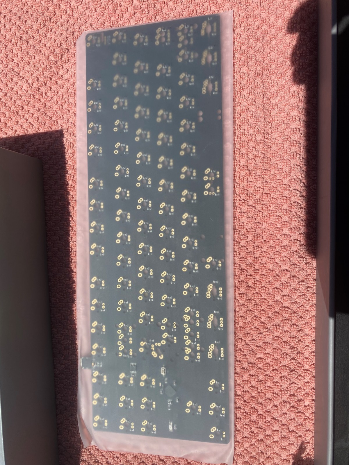 Fox Lab Time80 RE Custom Keyboard Kit : Dual PCB Brass Plates Polycarbonate