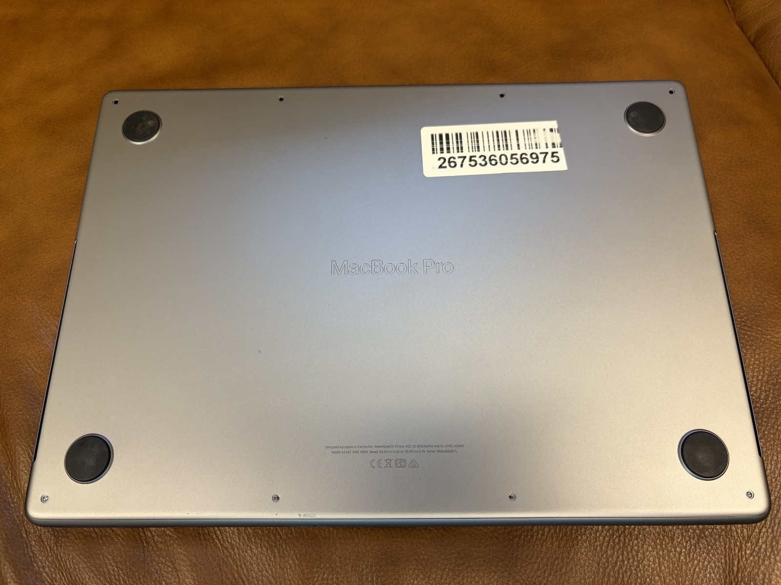 2021 Apple MacBook Pro A2442 Space Gray 14″ TopCase Keyboard Battery Touchpad 75