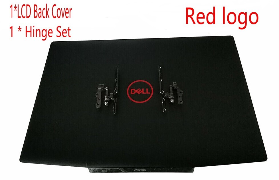 New For Dell 15 G3 3500 / Dell 15 G3 3590 LCD Back Cover + Hinge Set (Red Logo)