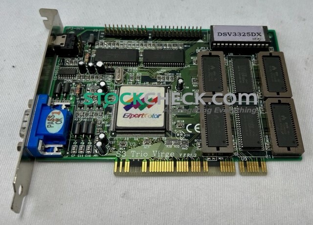 EXPERTCOLOR S3 Trio VIRGE DSV3325DX PCI VGA Card