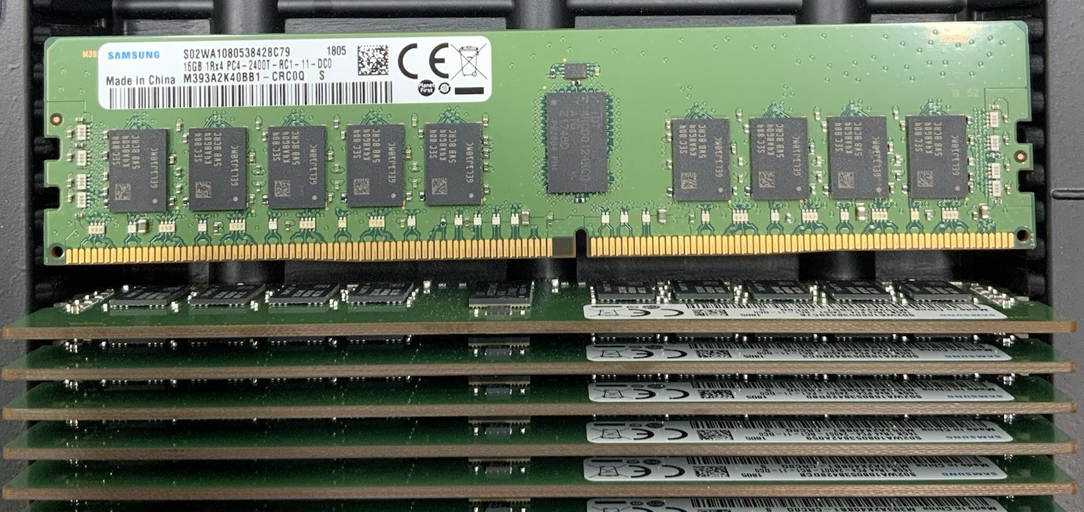 Samsung 16GB 1Rx4 DDR4 2400MHz ECC RDIMM Memory Module | M393A2K40BB1-CRC0Q