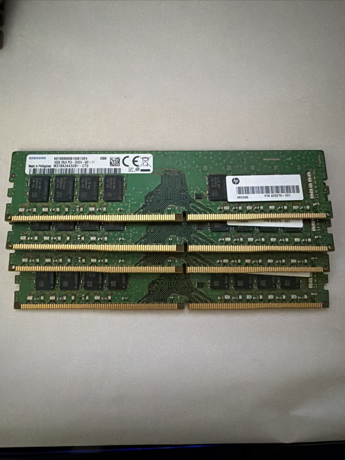 Samsung 16GB 2Rx8 PC4-2666V-UB1-11 M378A2K43DB1-CTD DDR4 RAM