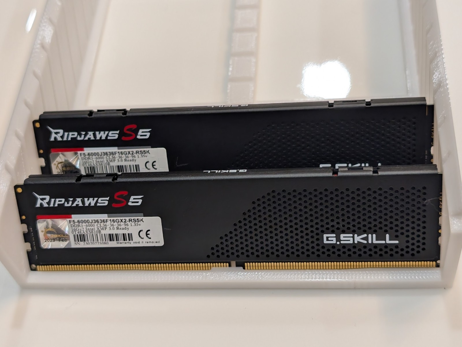 G.Skill Ripjaws S5 32GB 2x16GB DDR5 6000 CL36 Intel XMP 3.0
