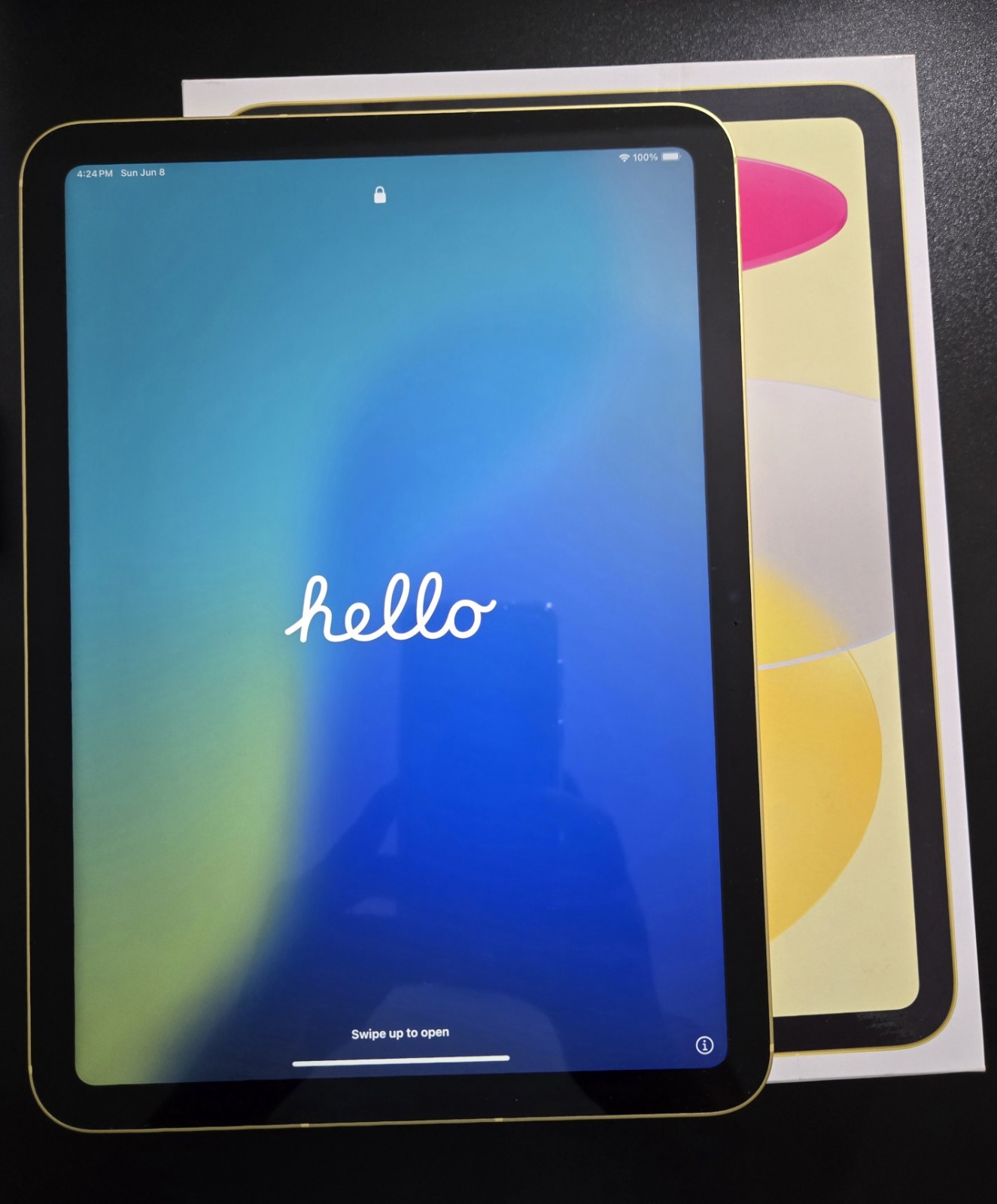 iPad Wi‑Fi + Cellular 128GB – Yellow with FREE Magic Keyboard Folio + Free Case