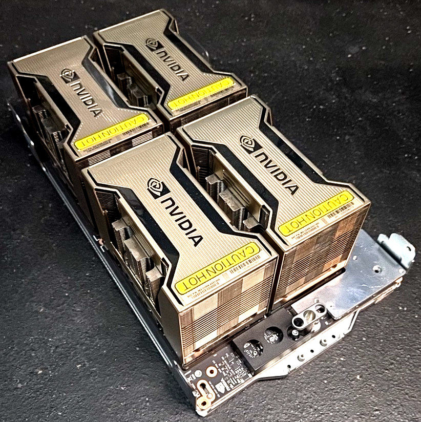 Nvidia A100 SXM4 GPU 4-GPU (Redstone) HGX NVLink Baseboard w/ 4x 40GB GPUs