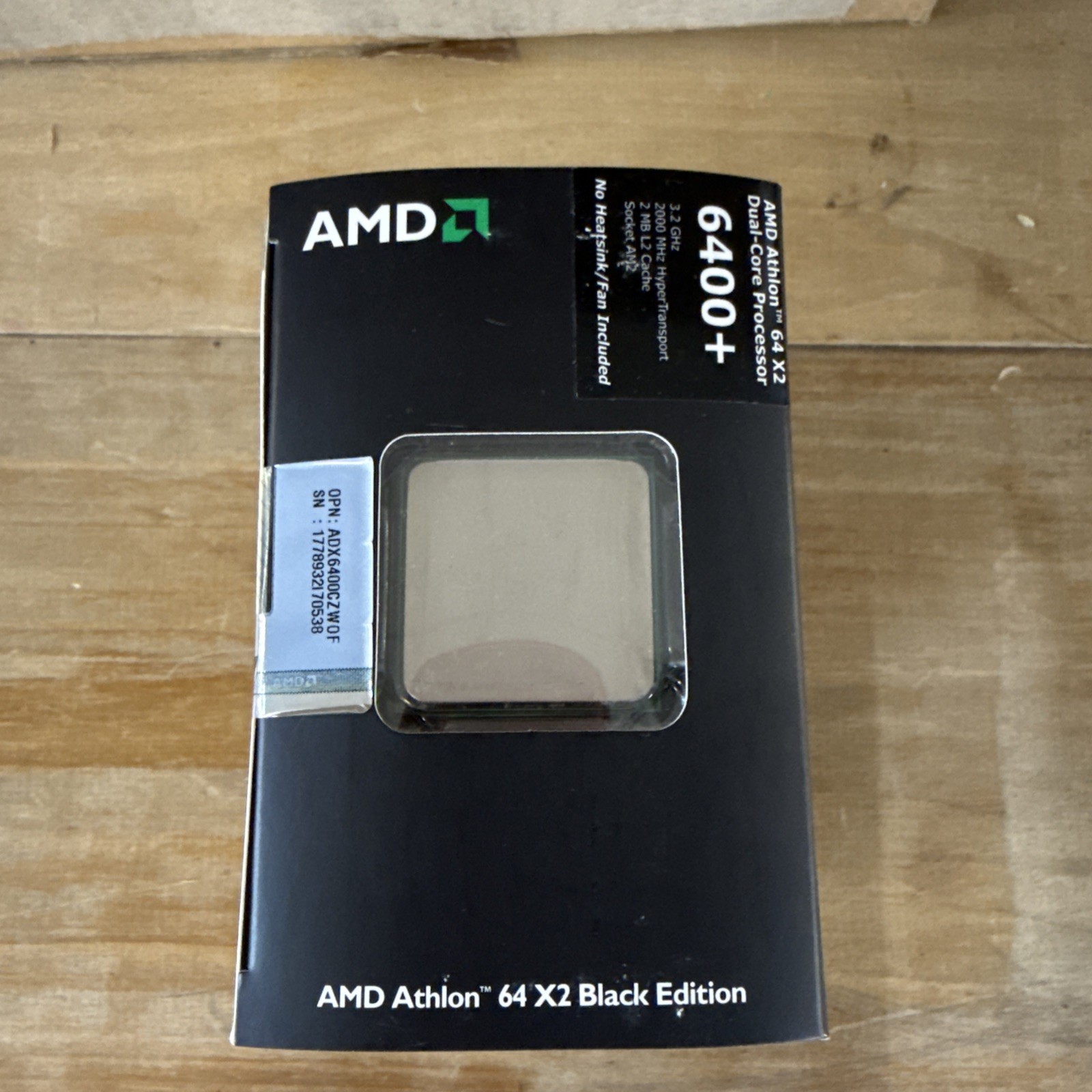 AMD Athlon 64 X2 6400+ 3.2 GHz Dual-Core Black Edition ADX6400CZWOF Processor