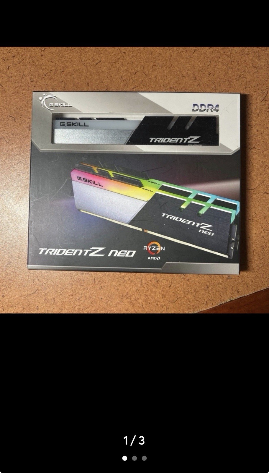 G.SKILL TRIDENT Z NEO 16GB 2x8GB DDR4 3600MHz RGB CL 16-19-19-39 1.35v TESTED