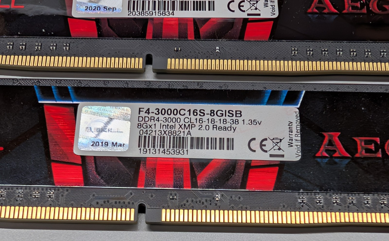 G. Skill Aegis DDR4 F4-3000C16S-8GISB 4x8GB – 32GB Total Desktop DIMM Memory RAM