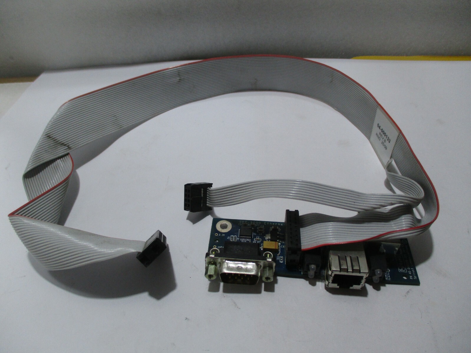 SPIRENT TESTCENTER SPT-9000A CENTER ETHERNET & RS232 BOARD 40-000129-301 REV:C1